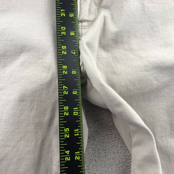 Democracy Womens Pants Size 6 "Ab"Solution Slim Straight Leg Khaki Casual Beige - Picture 6 of 11